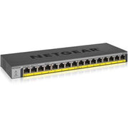 Netgear 16-Port Gigabit Ethernet Unmanaged PoE Switch  - with 16 X PoE+ @ 76W
