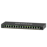 Netgear GS316EP Ethernet Switch - 15 Ports - Manageable - 3 Layer Supported - Modular - 1 SFP Slots - GS316EP100NAS