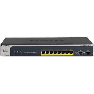 GS510TPP-100NAS 190 Watt Smart 8P Gigabit PoE 2 SFP