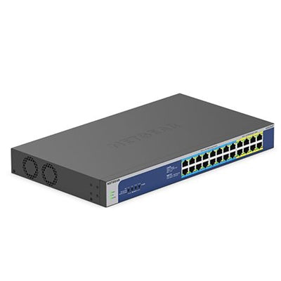 NETGEAR 24-Port Unmanaged Gigabit Ethernet Switch, Ultra60 PoE++, 480W Budget, by NETGEAR, GS524UP