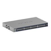 48-Port Gigabit Ethernet PoE+ Smart Switch w/ optional Remote/Cloud Management and 4 SFP+ Ports (380W)