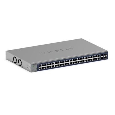 48-Port Gigabit Ethernet PoE+ Smart Switch w/ optional Remote/Cloud Management and 4 SFP+ Ports (380W)