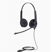 Jabra - BIZ 1500 Headset - Quick Disconnect - Wired - Over-the-head - Binaural - Supra-aural - Noise Cancelling - Red
