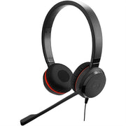 Jabra - EVOLVE 20SE Headset - Stereo - USB - Wired - Over-the-head - Binaural - Supra-aural - Noise Canceling - Black
