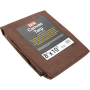 10 Oz. 8 Ft. x 10 Ft. Canvas Tarp