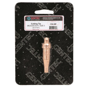 OXY-ACETYLENE CUTTING TIPS  (V STYLE), Cutting Tip, Acet., Med Duty, Size 0  (0-3-101)