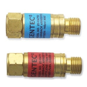 FLASHBACK ARRESTOR, Flashback Arrestor, Torch End Adapter Pair, Fuel & Oxy