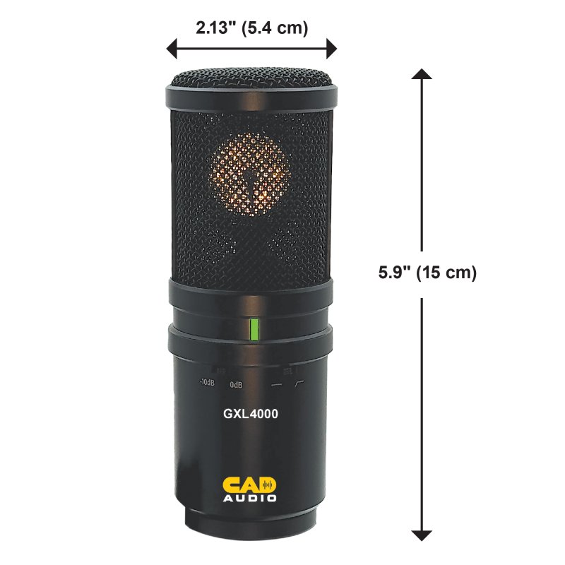 CAD GXL4000 Large Diaphragm Side-Address Studio Condenser Microphone