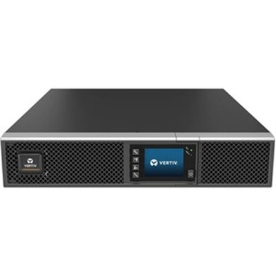 Vertiv - Liebert GXT5 UPS - 3kVA/3kW 208V | Online Rack Tower Energy Star L6-30P - Double Conversion| 2U| Optional RDU101 - Black
