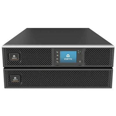 Vertiv Liebert GXT5 UPS - 5kVA/5kW 208V | Online Rack Tower Energy Star - Double Conversion | 5U | Built-in RDU101 Card - Black