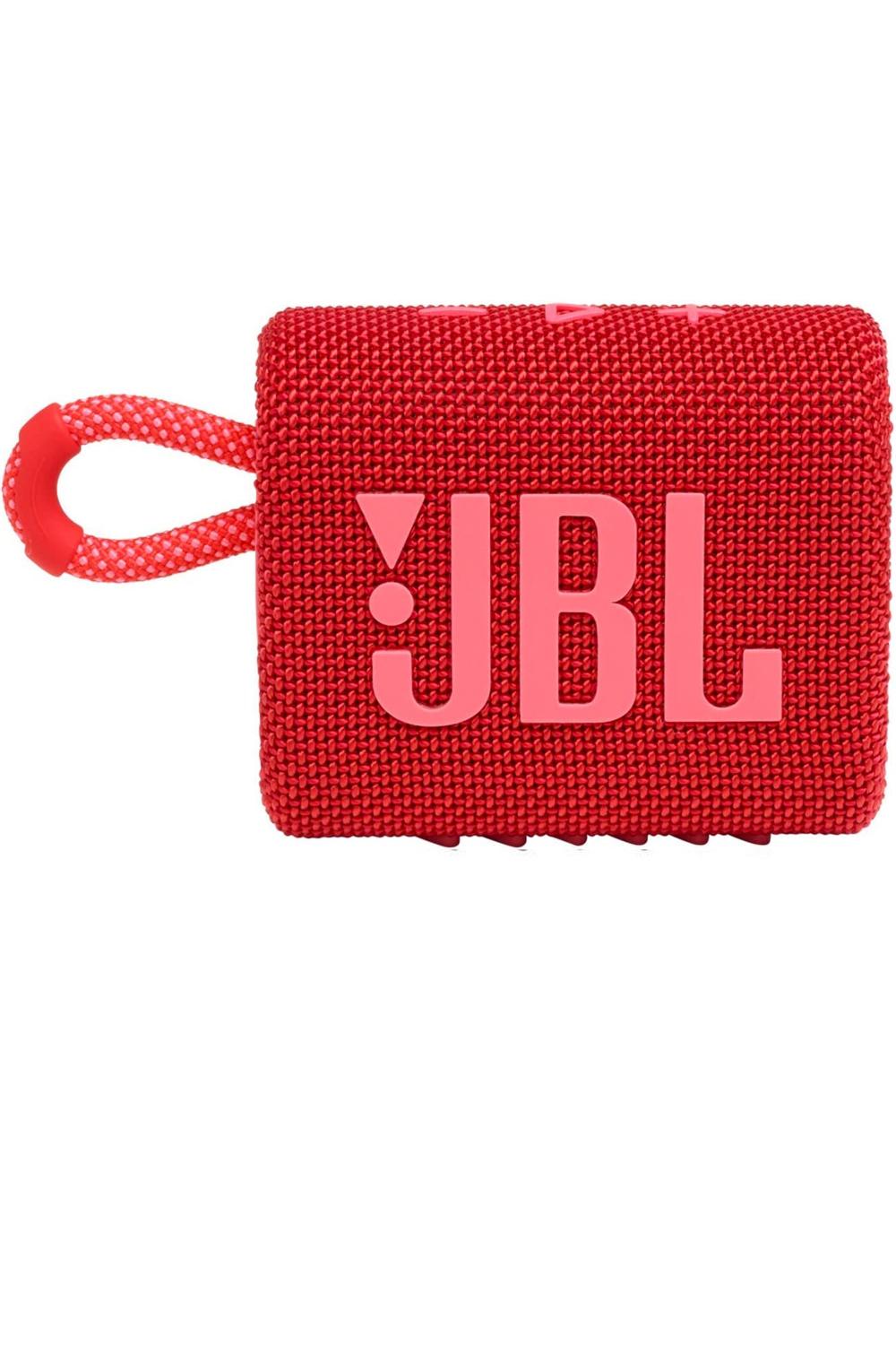 JBL GO3 Portable Waterproof Wireless Bluetooth Speaker - Red