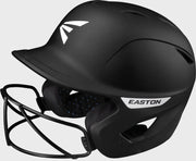 Easton Ghost Medium/Large Matte Batting Helmet With Softball Mask - Black