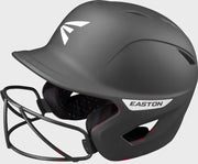 Easton Ghost Large/Xlarge Matte Batting Helmet With Softball Mask - Large/Extra Large - Charcoal