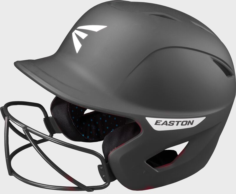 Easton Ghost Medium/Large Matte Batting Helmet With Softball Mask - Charcoal
