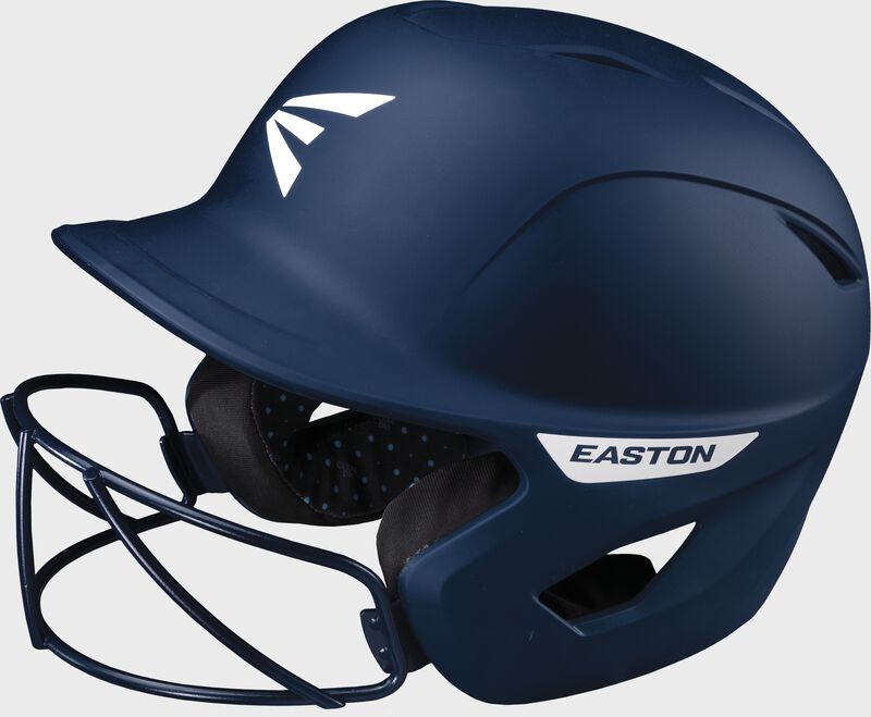 Easton Ghost Large/Xlarge Matte Batting Helmet With Softball Mask - Large/Extra Large - Navy