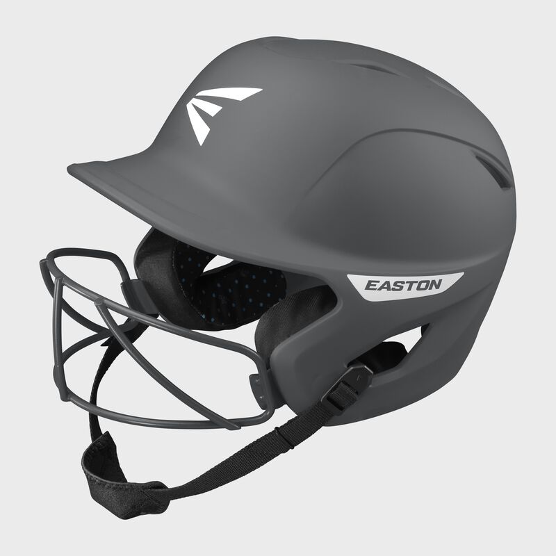Easton Ghost Large/Xlarge Matte Batting Helmet With Softball Mask - Large/Extra Large - Charcoal