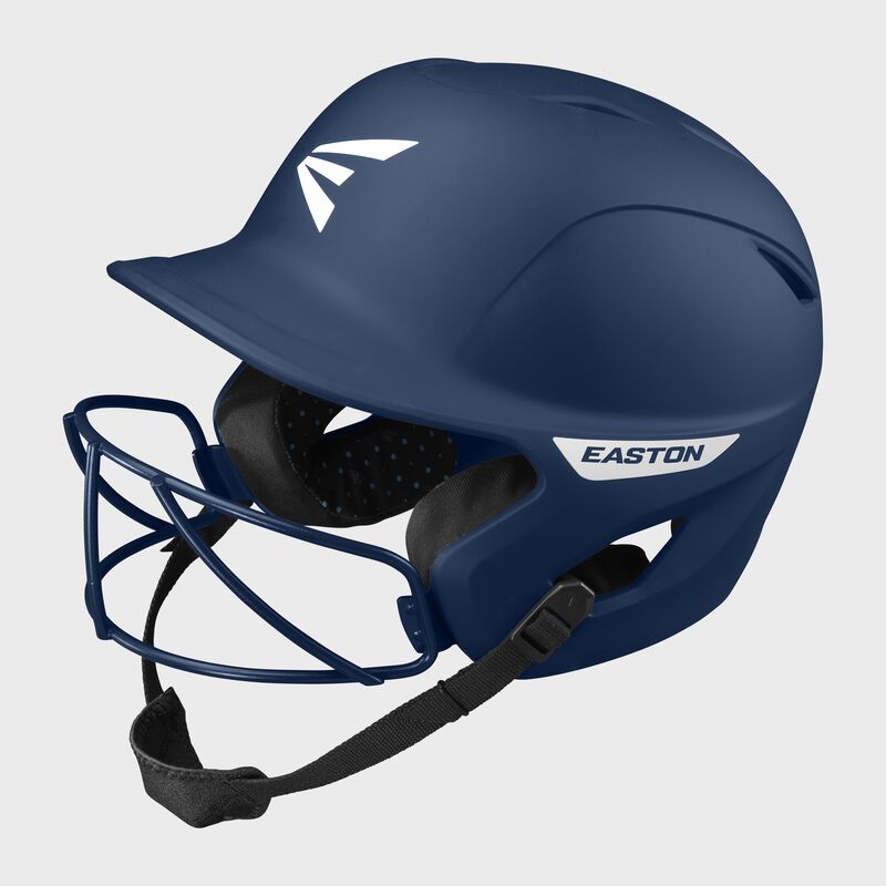Easton Ghost Large/Xlarge Matte Batting Helmet With Softball Mask - Large/Extra Large - Navy