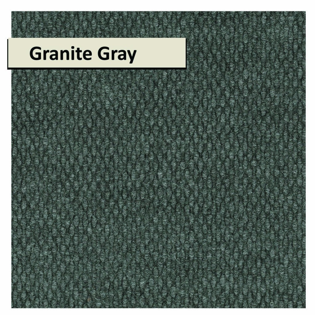 All Seasons Mountainside Outdoor Indoor Slip Resistant UV Tested Rug 7ft - 6in x 12ft - Rectangle - Granite Gray