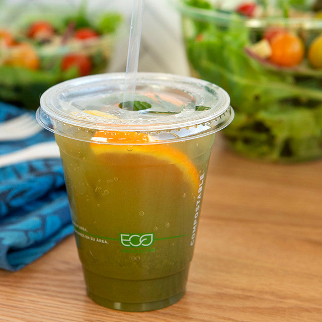 GreenStripe Renewable & Compostable Cold Cups - 12oz. - Case of 1000