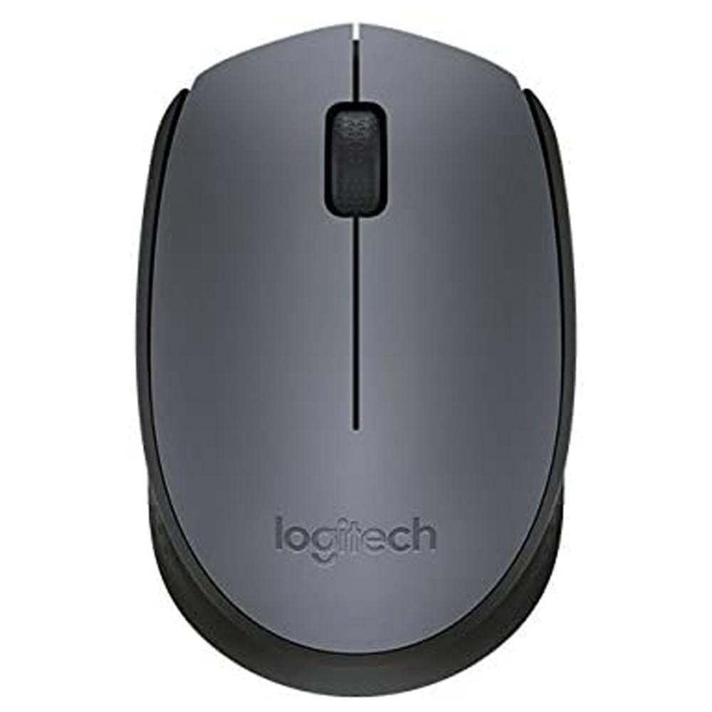 Logitech 2. 4GHz Wireless 3-Button Optical Scroll Mouse w/ Nano USB Receiver (Gray)