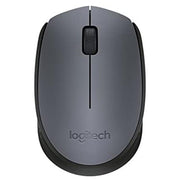Logitech 2. 4GHz Wireless 3-Button Optical Scroll Mouse w/ Nano USB Receiver (Gray)