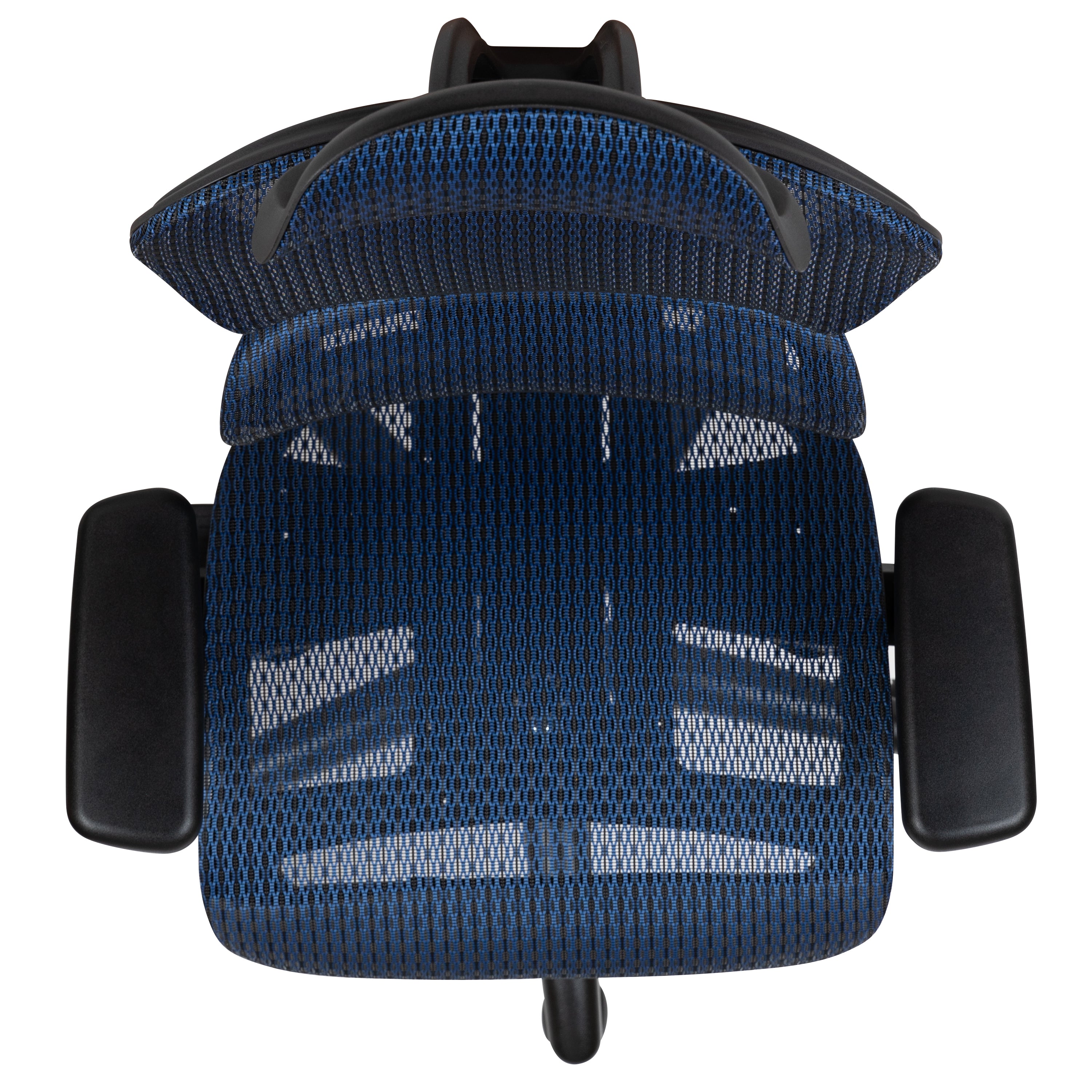 LO Ergonomic Mesh Office Chair with 2-to-1 Synchro-Tilt, Adjustable Headrest, Lumbar Support, and Adjustable Pivot Arms in Blue