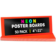 Cards 4"x11" pack of 50 RED