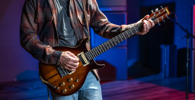 Washburn H10TS Wing Series Hawk Electric Guitar, Tobacco Sunburst