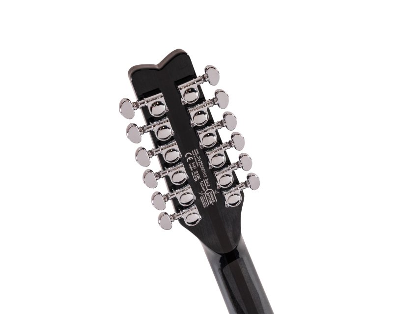 Washburn H12TB Wing Series Hawk 12-String Electric Guitar, Trans Black