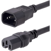 10ft 3m Heavy Duty Extension Cord, C14 to C15 Extension Cord, 15a 125v, 14awg, Heavy Gauge