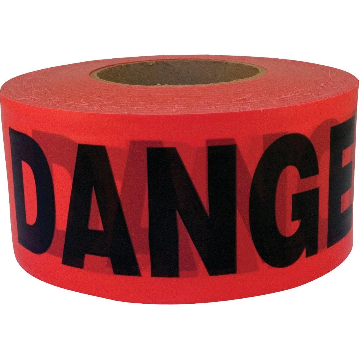 CH Hanson 3 In. x 1000 Ft. Roll 2 mil Red Danger/Caution Tape