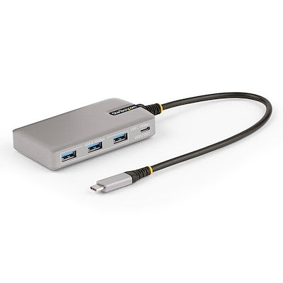 StarTech.com 4-Port USB-C Hub with USB-C DP Alt Mode Video Output 4K 60Hz - 3x USB-a 1x USB Type-C 100W Power Delivery Pass-Through USB 3.2 10Gbps 1ft