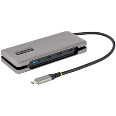 StarTech.com 4-Port USB-C Hub - 1x USB-a & 3x USB-C Ports - USB 3.2 Gen 2 (10Gbps) - Bus Powered - USB Type C Hub W/ 12.6in/32cm Wrap-Around Cable - P
