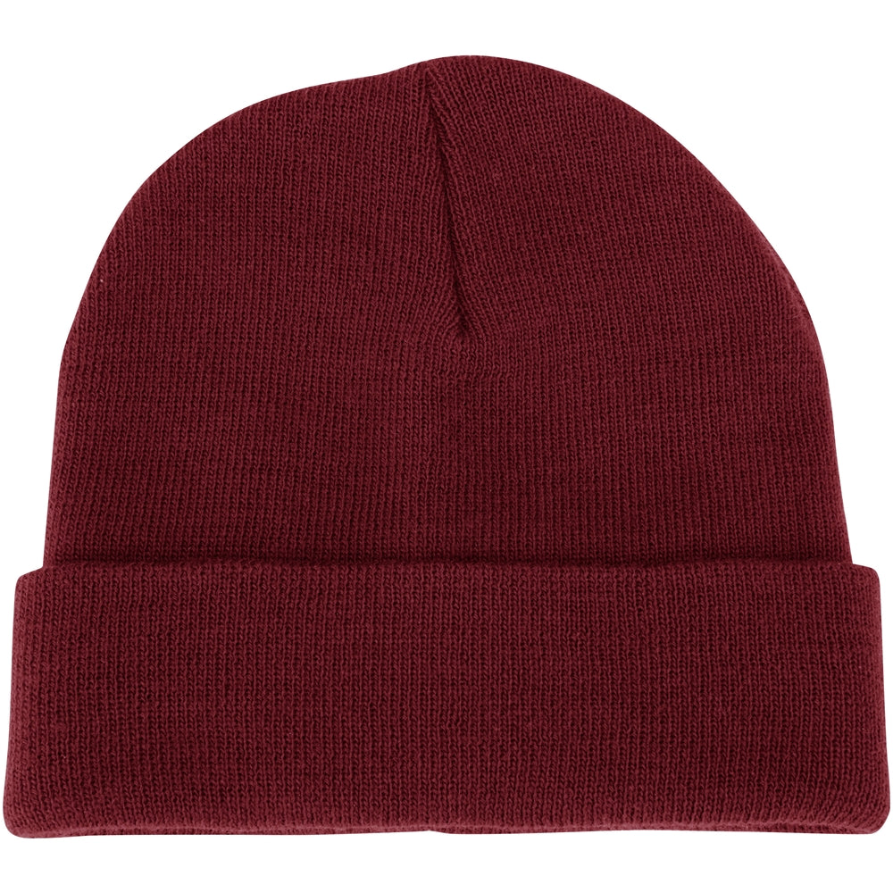 Polar Cuff Beanie - Maroon, One Size Fits Most