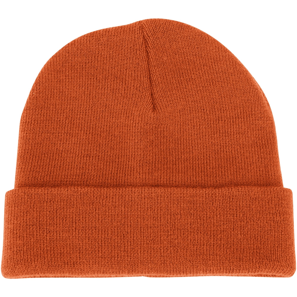 Polar Cuff Beanie - Orange, One Size Fits Most