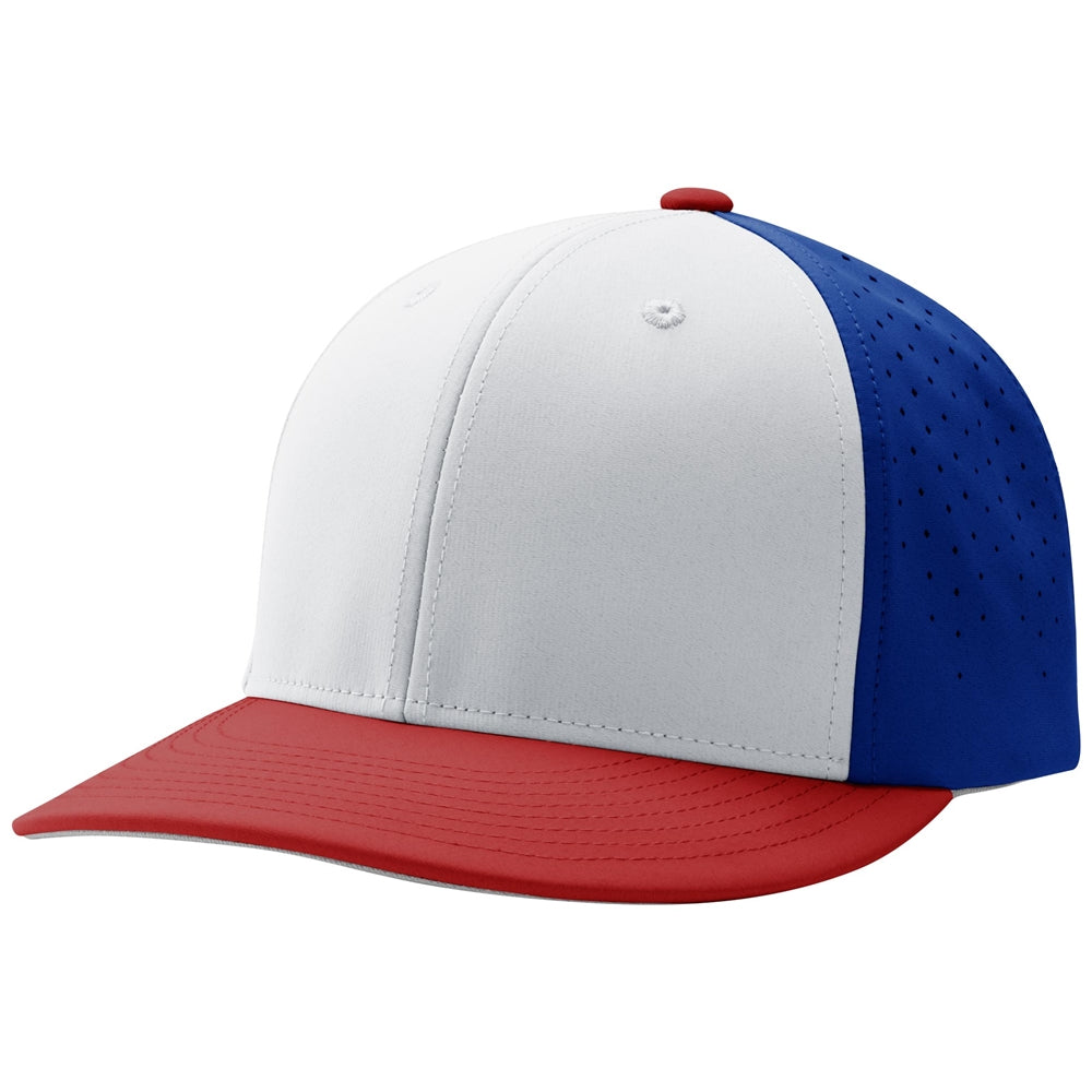 Ultima Cap - W13 White Royal Scarlet, XXLarge