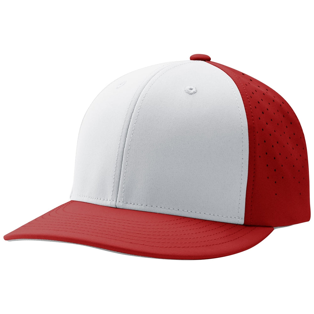 Ultima Cap - W15 White Scarlet Scarlet, XXLarge