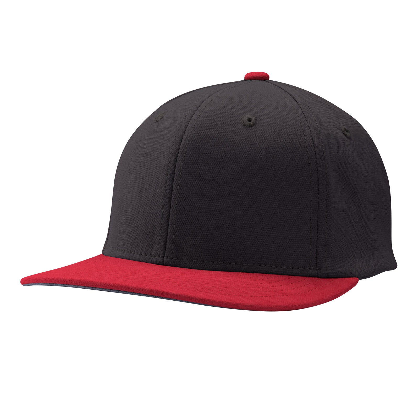 MVP Cap - B8 Black Black Scarlet, XXLarge