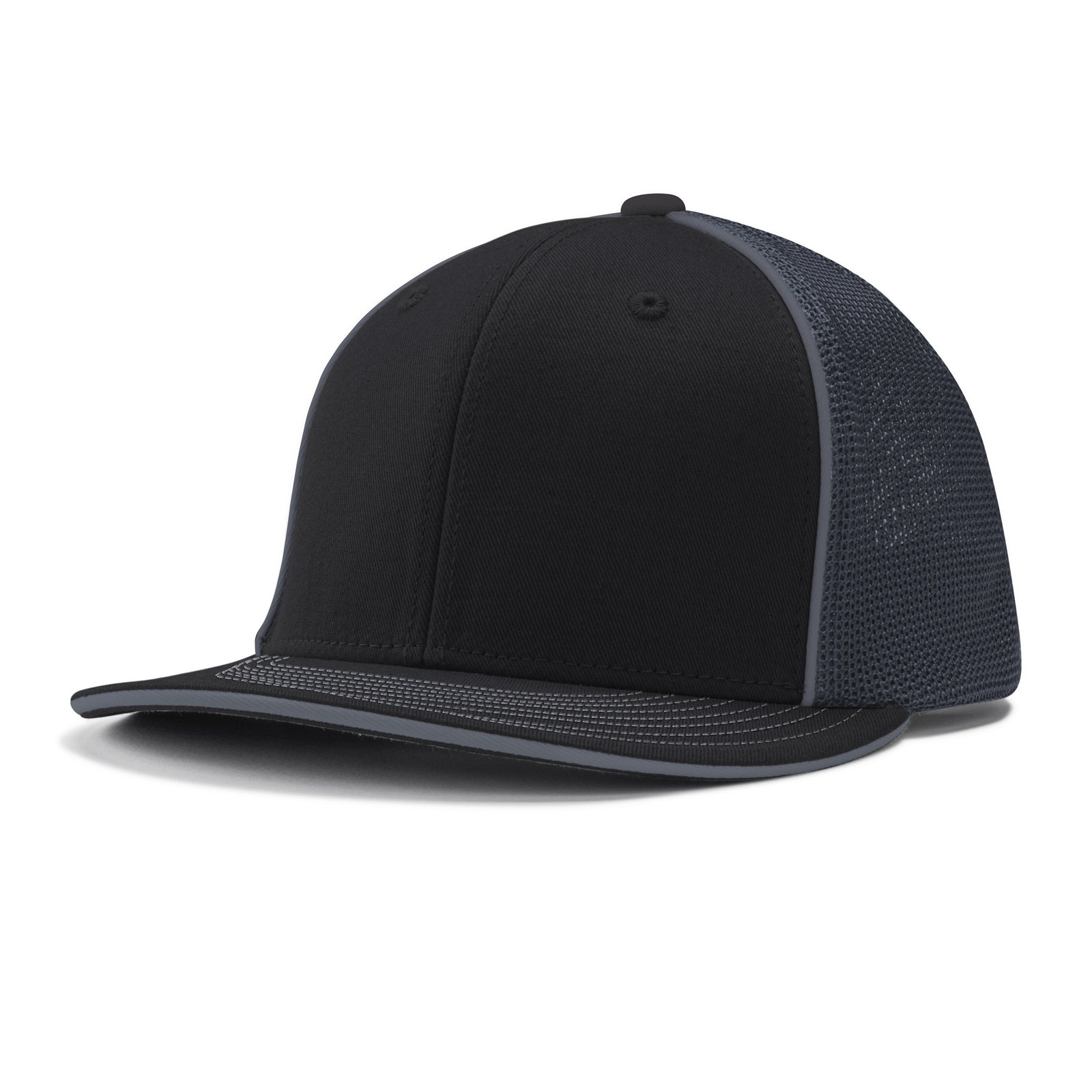 Varisty Cap - B15 Black Graphite Black w/ Graphite Pipe, XXLarge