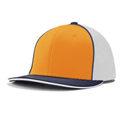 Varsity Cap - GO2 Gold White Navy w/ Navy Pipe, Large/XLarge