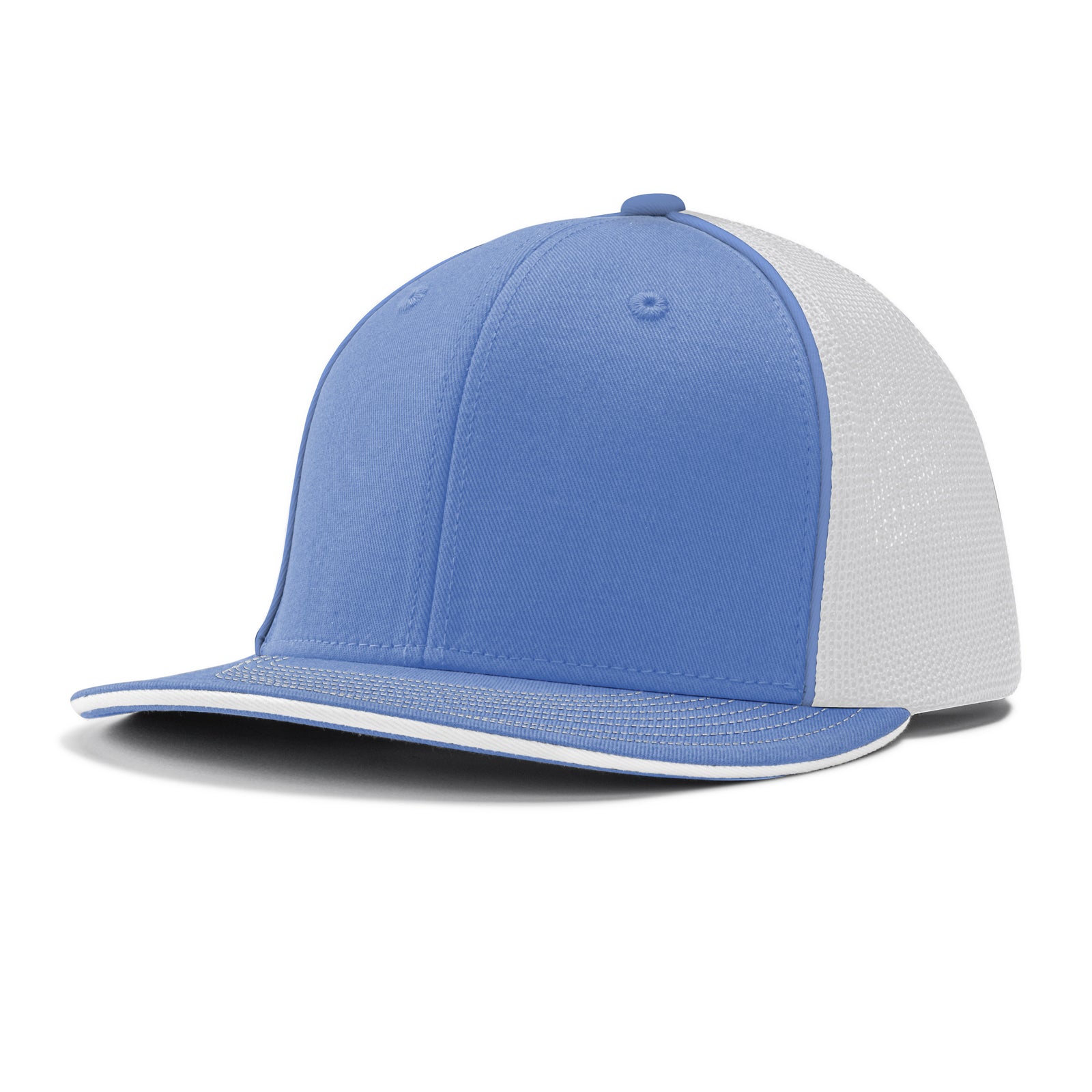 Varsity Cap - LB4 Light Blue White Light Blue w/ Light Blue Pipe, Large/XLarge