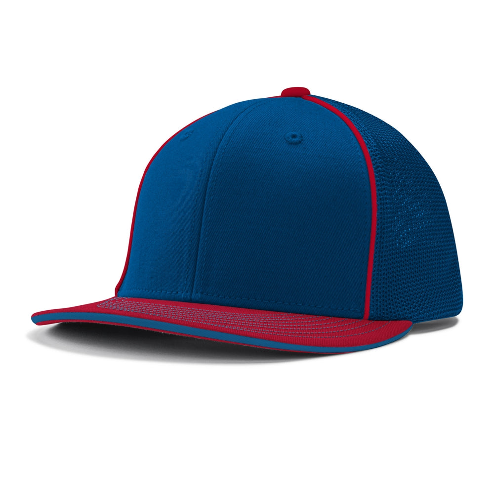 Varsity Cap - RY6 Royal Royal Scarlet w/ Scarlet Pipe, Small/Medium
