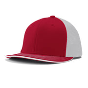 Varsity Cap - SC13 Scarlet White Scarlet w/ Scarlet Pipe, Large/XLarge