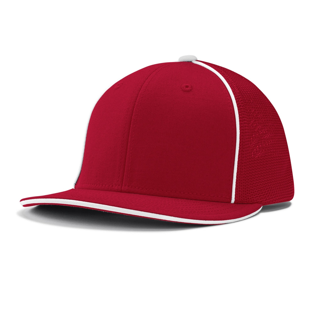 Varsity Cap - SC2 Scarlet w/ White Pipe, Large/XLarge