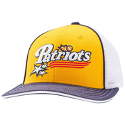 Varsity Cap - B2 Black W White Pipe, Small/Medium