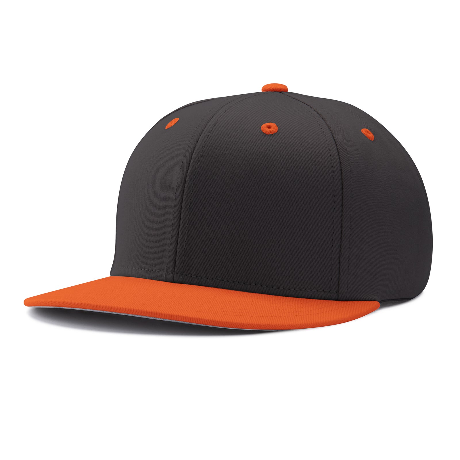 Pennant Snapback - B5 Black Black Orange, Medium/XLarge