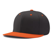 Pennant Snapback - B5 Black Black Orange, Medium/XLarge