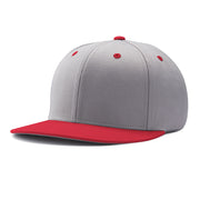 Pennant Snapback - GR6 Grey Grey Scarlet, Medium/XLarge