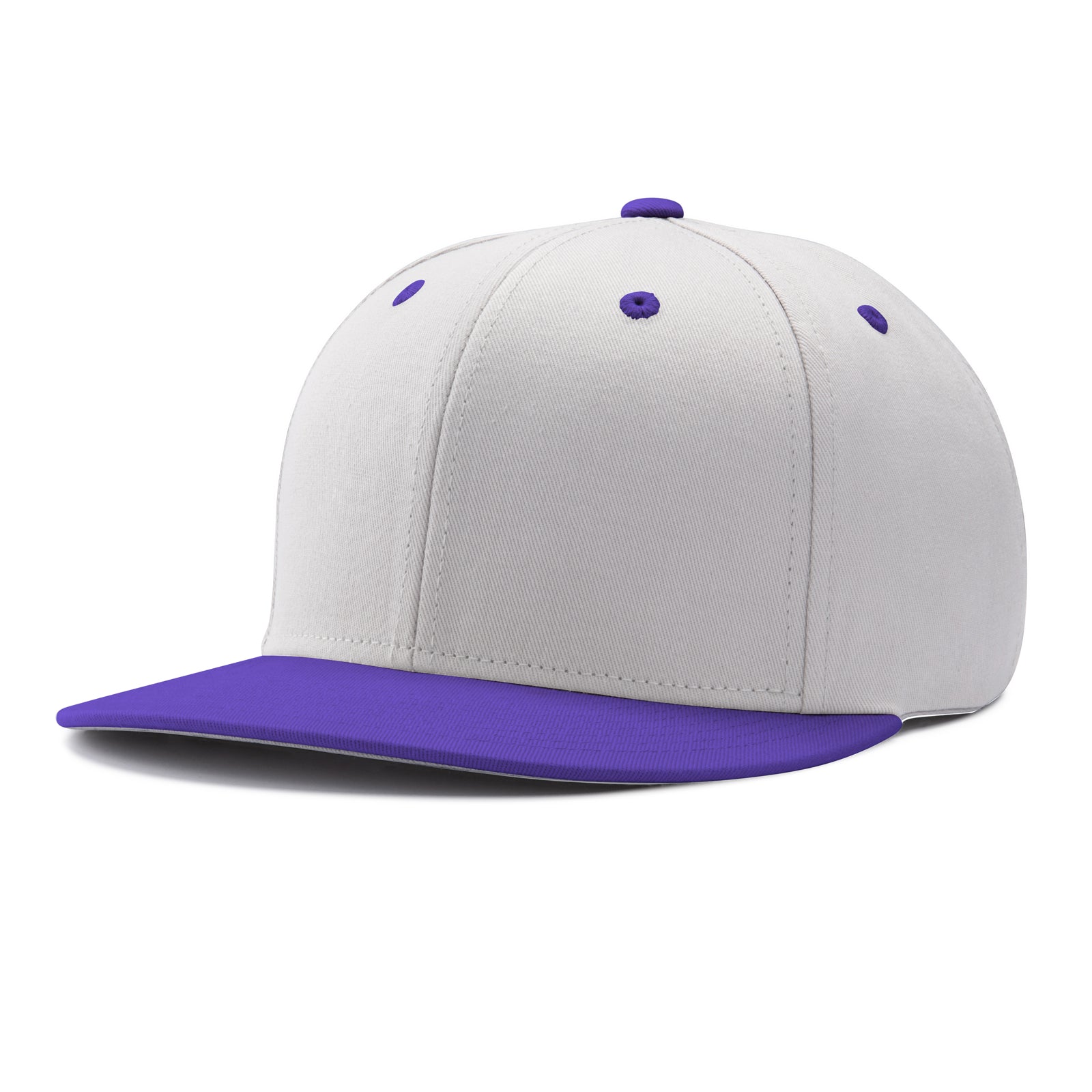 Pennant Snapback - W19 White White Purple, Small