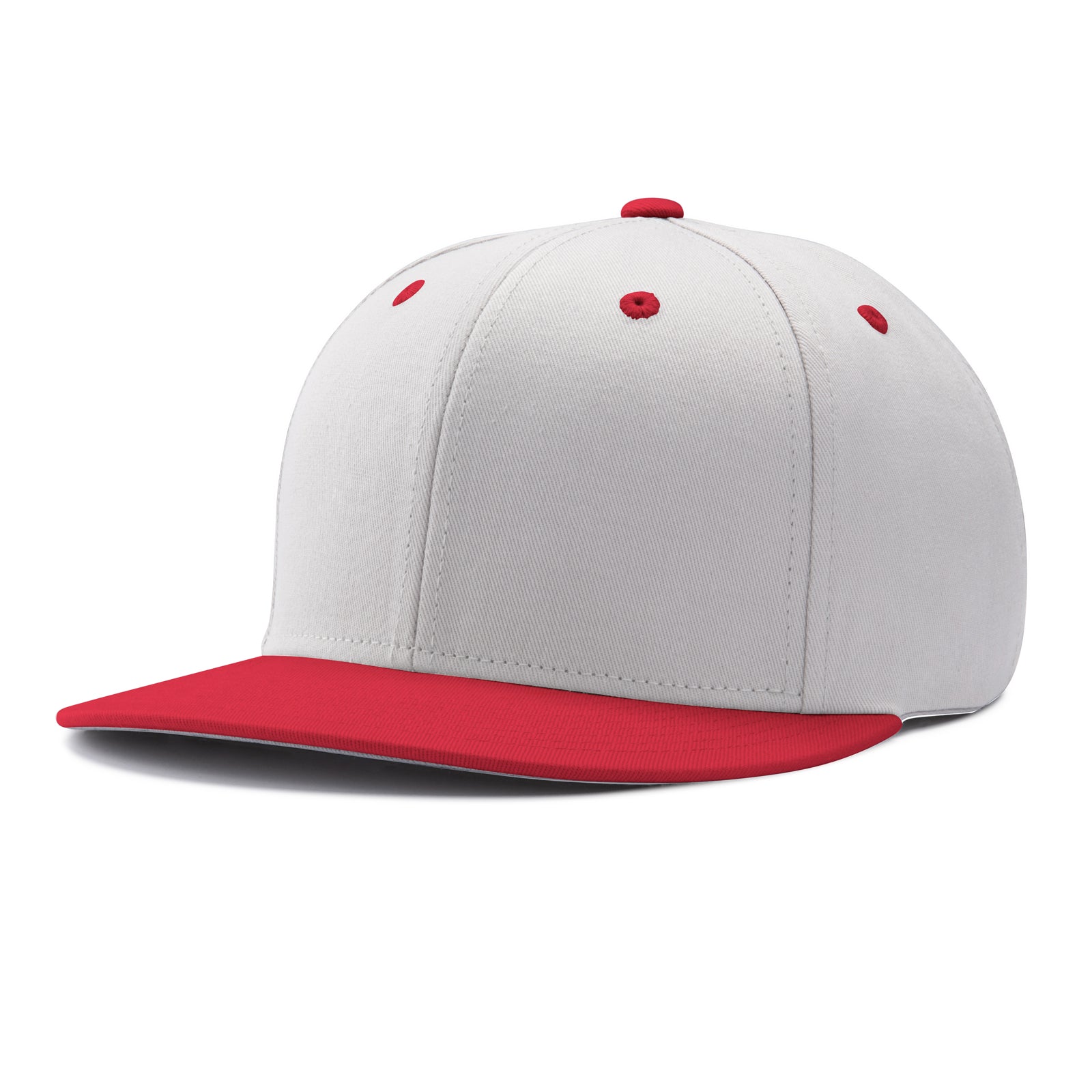 Pennant Snapback - W21 White White Scarlet, Medium/XLarge